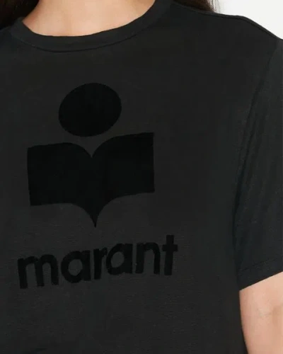 Isabel Marant Étoile T-shirt Zewel In Black