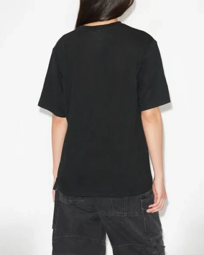 Isabel Marant Étoile T-shirt Zewel In Black