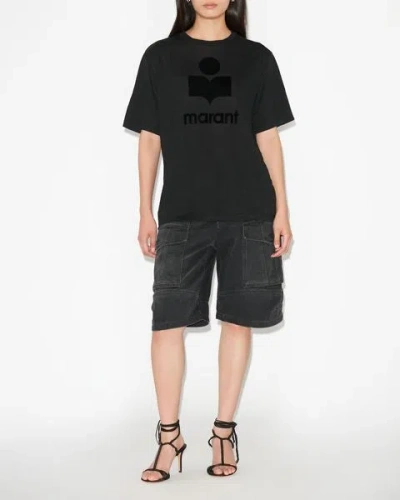 Isabel Marant Étoile T-shirt Zewel In Black