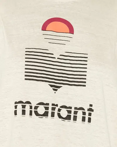 Isabel Marant Étoile Kyanza Tee-shirt In Ecru