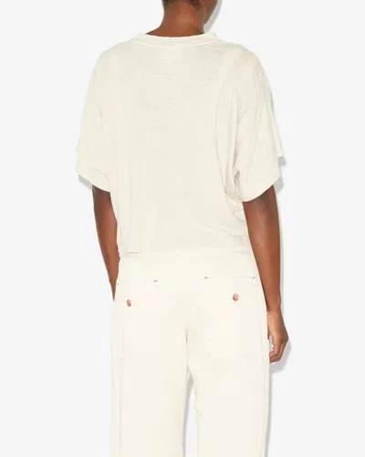 Isabel Marant Étoile Kyanza Tee-shirt In Ecru