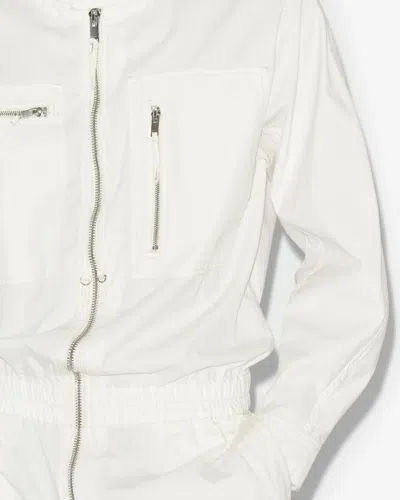 Isabel Marant Nelio Overall In Ecru