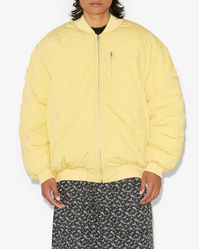 Isabel Marant Bakya Oversize Bomber Jacke In Yellow