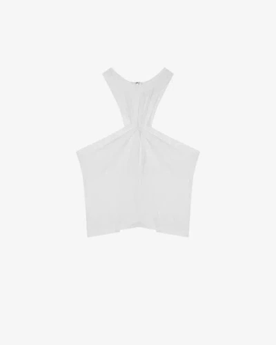 Shop Isabel Marant Zineba Tee-shirt In White