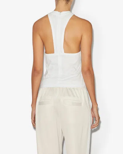 Shop Isabel Marant Zineba Tee-shirt In White