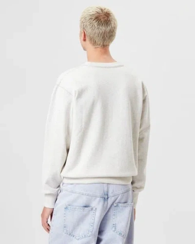 Isabel Marant Crew-neck Cotton-blend Sweatshirt In Ecru