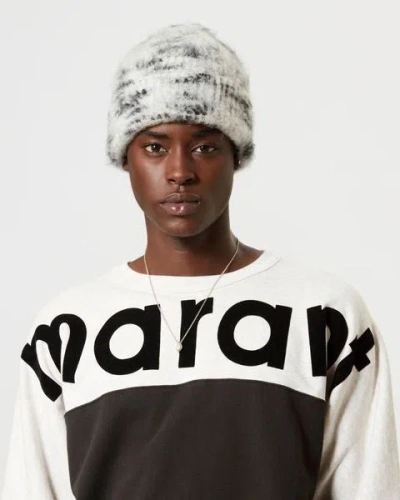 Isabel Marant Howley Logo Cotton-blend Sweatshirt In Black