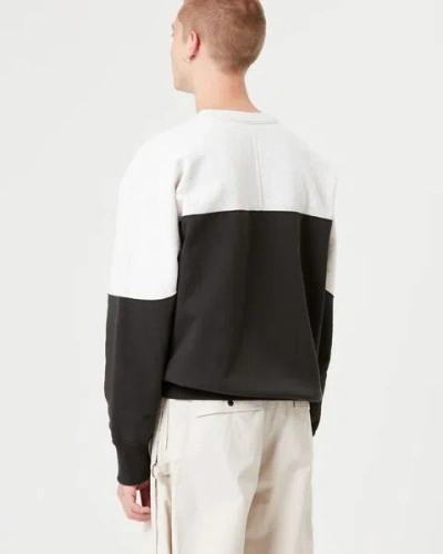 Isabel Marant Howley Logo Cotton-blend Sweatshirt In Black