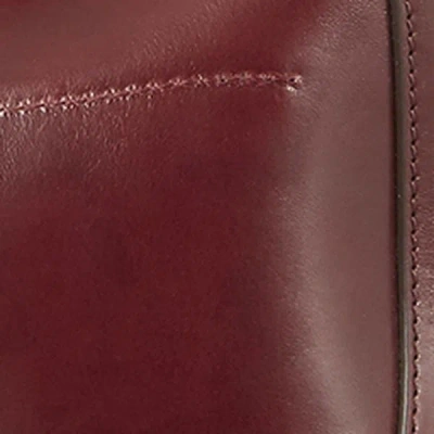Isabel Marant Womens Oskan Moon Leather Shoulder Bag Burgundy In Burgundy