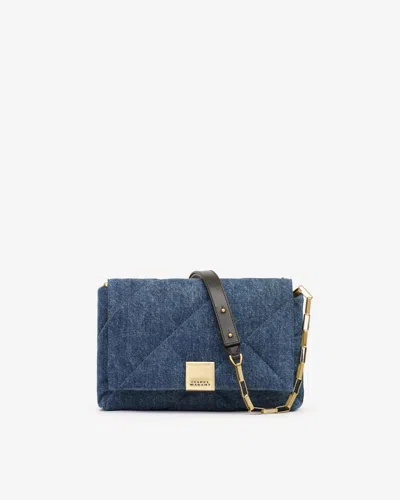 Isabel Marant Merine Puffy Bag In Dark Blue