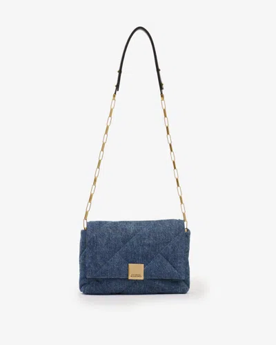 Isabel Marant Merine Puffy Bag In Dark Blue