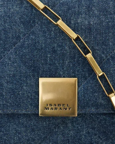Isabel Marant Merine Puffy Bag In Dark Blue