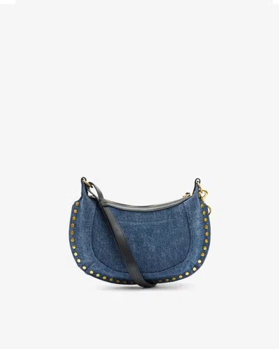 Isabel Marant Oskan Moon Bag In Dark Blue