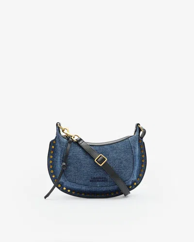 Isabel Marant Oskan Moon Bag In Dark Blue