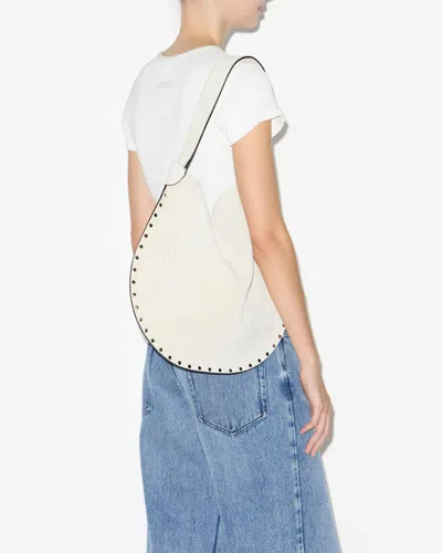 Isabel Marant Oskan Hobo Soft Bag In Chalk