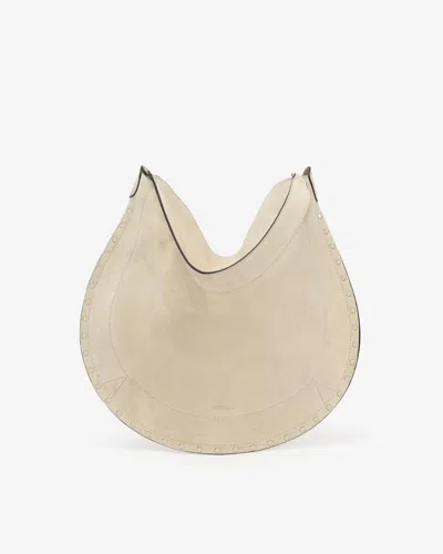 Isabel Marant Oskan Hobo Soft Bag In Chalk