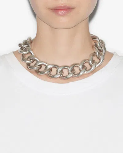 Isabel Marant Links Necklace In Silver
