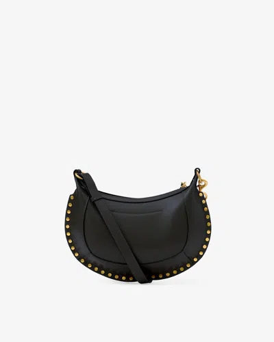 Isabel Marant Oskan Moon Shoulder Bag In Black