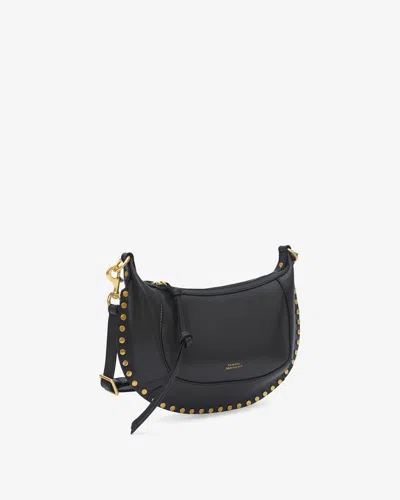 Isabel Marant Oskan Moon Shoulder Bag In Black