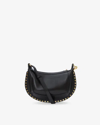 Isabel Marant Oskan Moon Shoulder Bag In Black