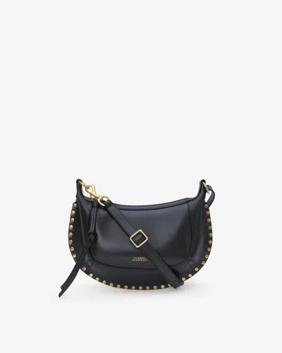 Isabel Marant Oskan Moon Shoulder Bag In Black