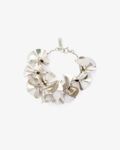 Isabel Marant Flower Power Bracelet In Silver