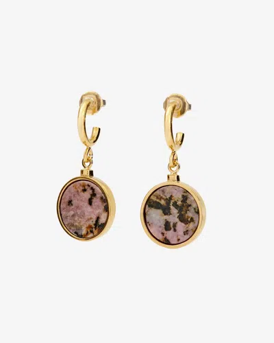 Isabel Marant Julius Earrings In Pink