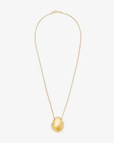 Isabel Marant Shiny Bubble Necklace In Gold