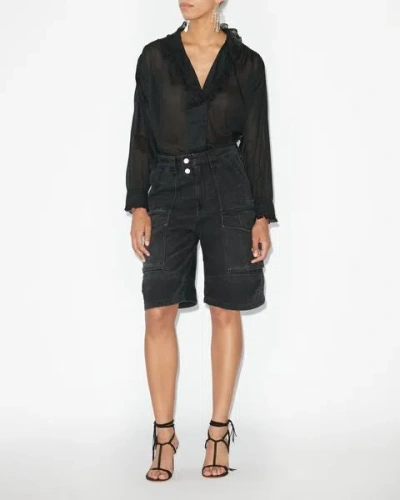 Isabel Marant Étoile Pamias Top In Black