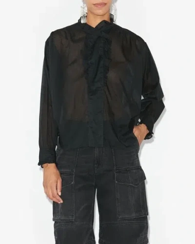 Isabel Marant Étoile Pamias Top In Black