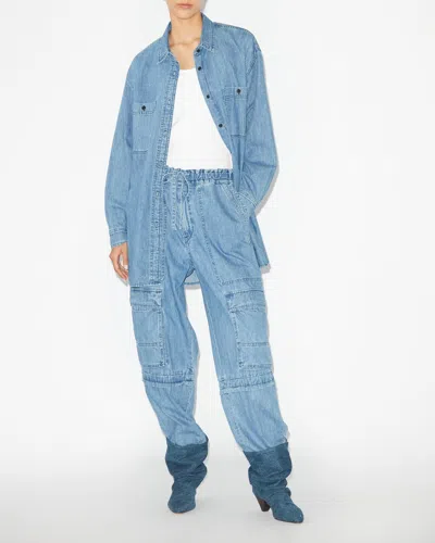 Isabel Marant Étoile Verane Shirt In Blue