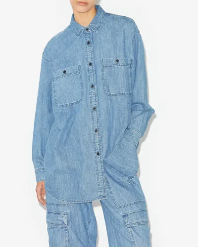 Isabel Marant Étoile Verane Shirt In Blue