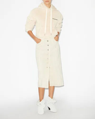 Isabel Marant Étoile Maeva Sweatshirt In Ecru