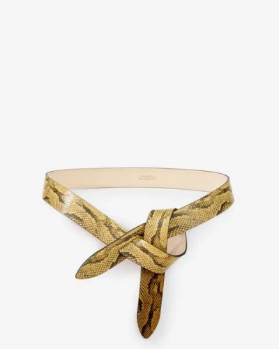 Isabel Marant Lecce Belt In Natural