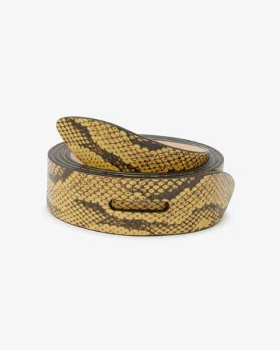 Isabel Marant Lecce Belt In Natural