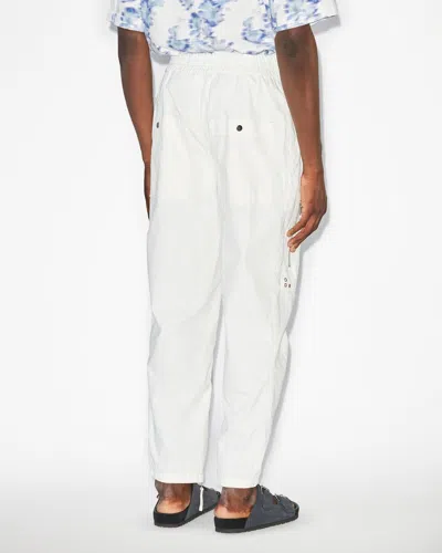Isabel Marant Off-white Niels Cargo Pants In Ecru