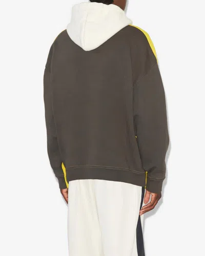 Isabel Marant Marant Wasil Color-block Sweatshirt In Yellow