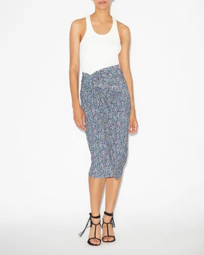Isabel Marant Étoile Jeldia Skirt In Blue
