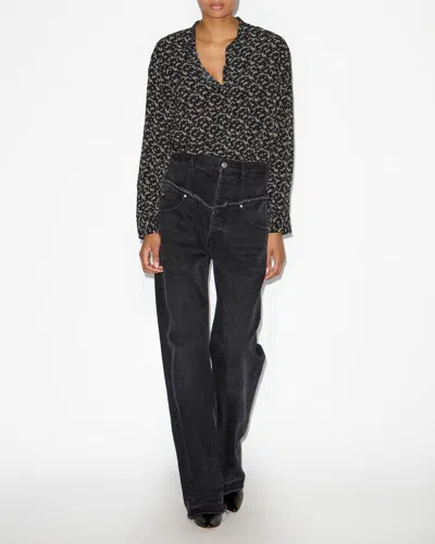 Isabel Marant Étoile Catchell Shirt In Black