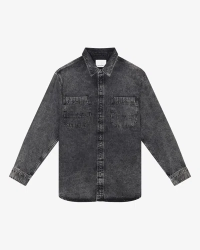 Isabel Marant ブラック Vhelynton デニムシャツ In Black