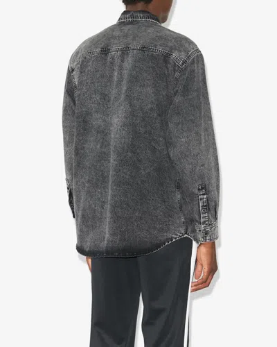 Isabel Marant ブラック Vhelynton デニムシャツ In Black