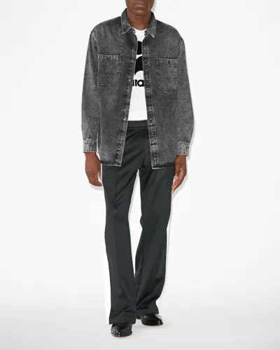 Isabel Marant ブラック Vhelynton デニムシャツ In Black