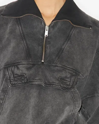Isabel Marant Étoile Phenix Sweatshirt In Black