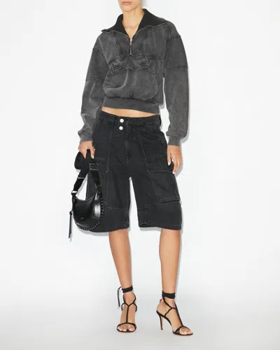 Isabel Marant Étoile Phenix Sweatshirt In Black