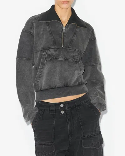 Isabel Marant Étoile Phenix Sweatshirt In Black
