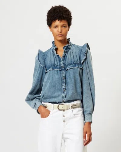 Isabel Marant Étoile Marant Etoile 'idety' Shirt In Light Blue