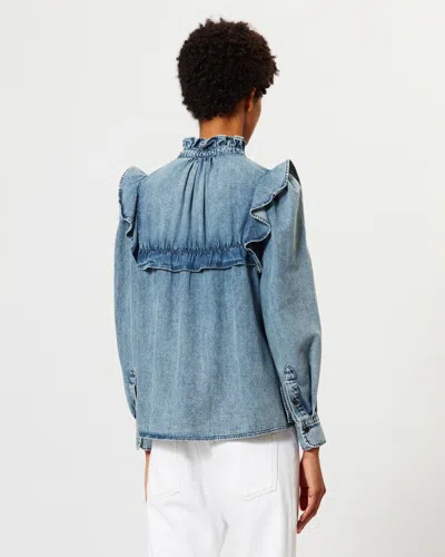 Isabel Marant Étoile Marant Etoile 'idety' Shirt In Light Blue