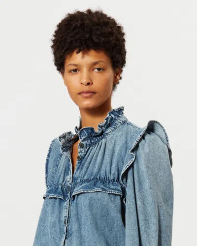 Isabel Marant Étoile Marant Etoile 'idety' Shirt In Light Blue