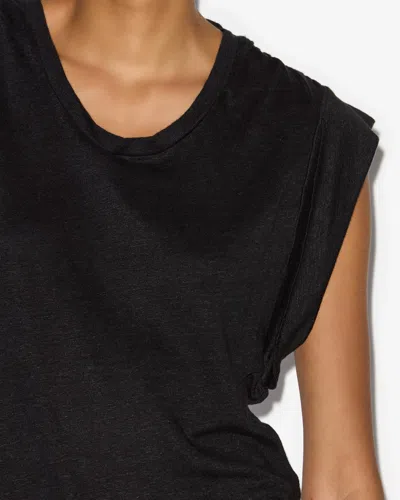 Isabel Marant Étoile Kotty Tee-shirt In Black