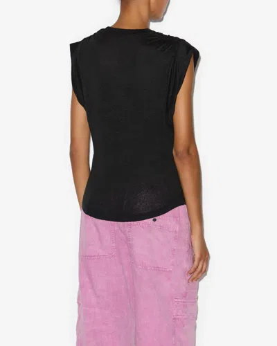 Isabel Marant Étoile Kotty Tee-shirt In Black